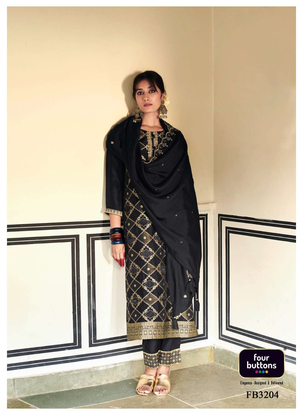 banaras vol-3 by four buttons stylish designer kurtis catalogue online dealer surat 