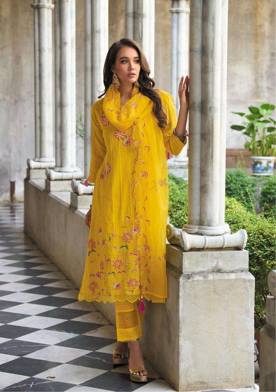 Yellow Embroidered Kurti Style Lehenga In Georgette Latest 2867LG04
