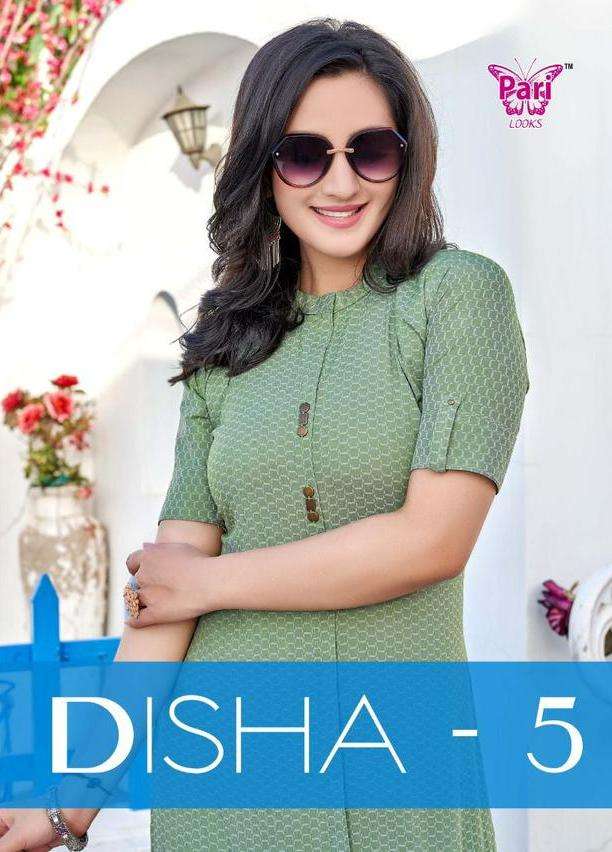 disha vol-5 by pari 1001-1008 series lycra designer kurtis wholesale price surat