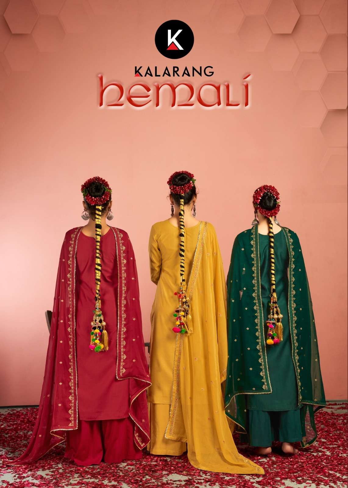 hemali by kalarang pure cotton fancy embroidery salwar kameez wholesale price surat