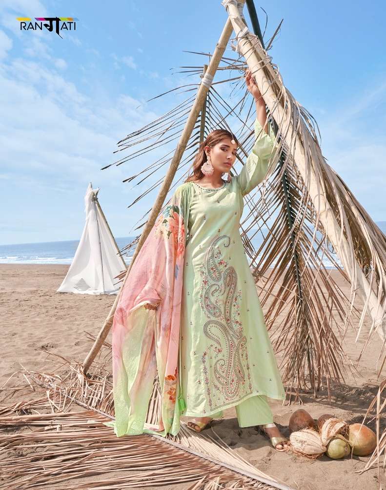 jashn e bahar by rangati prints exclusive designer salwar kameez catalogue manufacturer surat