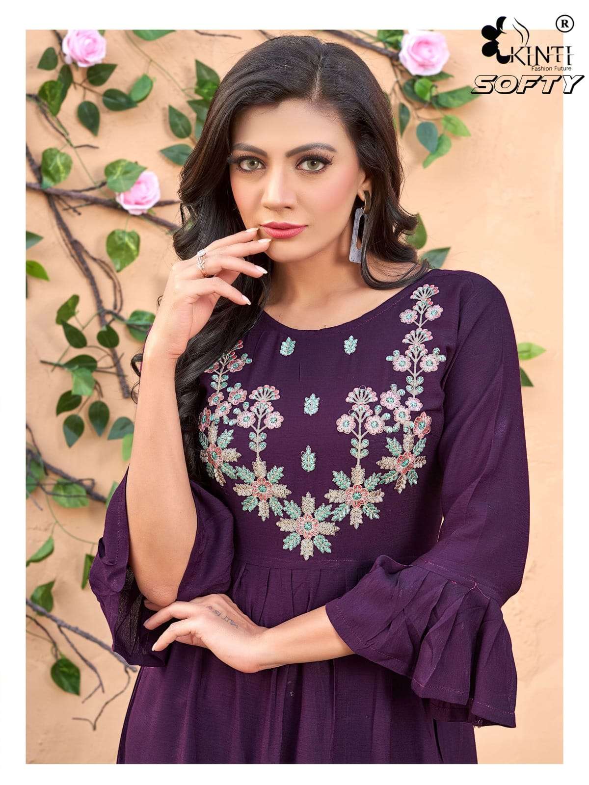 brown #colourful #rayon #print #kurti | rayon printed kurti | full sleeves  | fancy wear | casual wear | | Indian gowns dresses, Fashion, Rayon dress