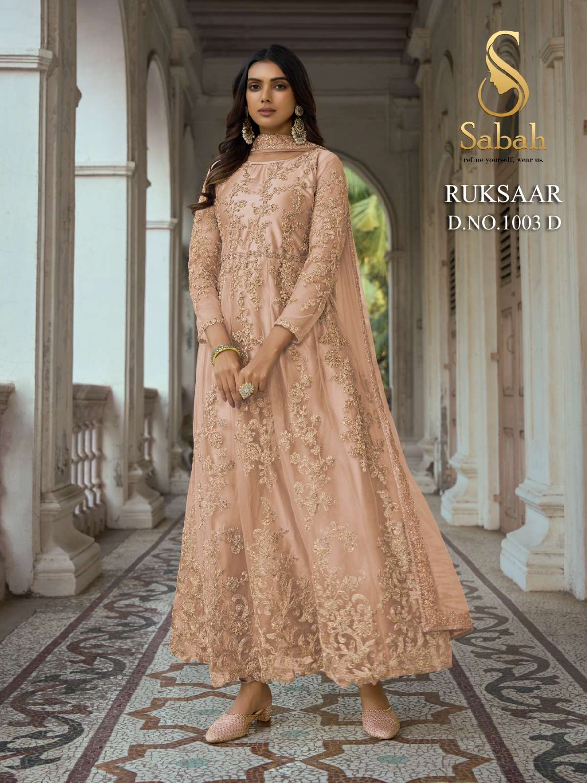 ruksaar 1003 series by sabah exclusive designer salwar kameez collection online supplier surat
