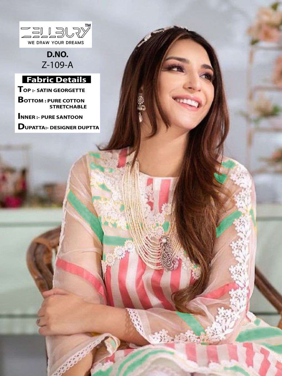 zellbury 109 series pakistani salwar kameez online supplier surat