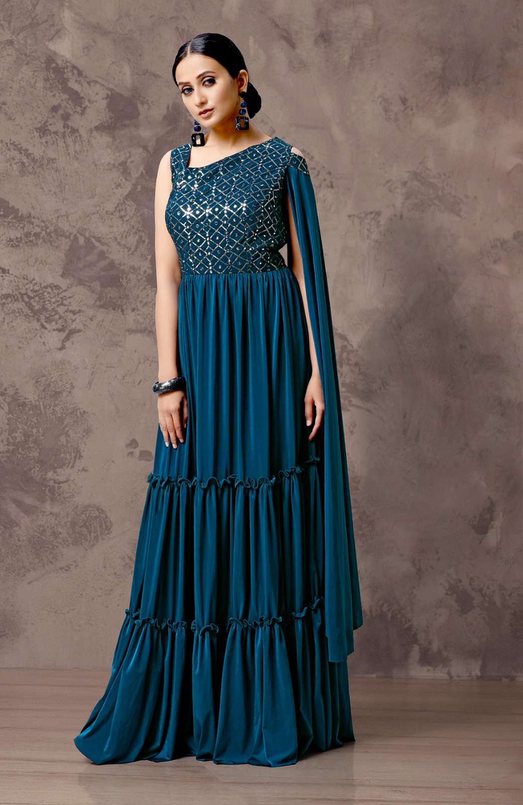 amoha trendz 30499 series exclusive designer gown catalogue wholesaler surat 