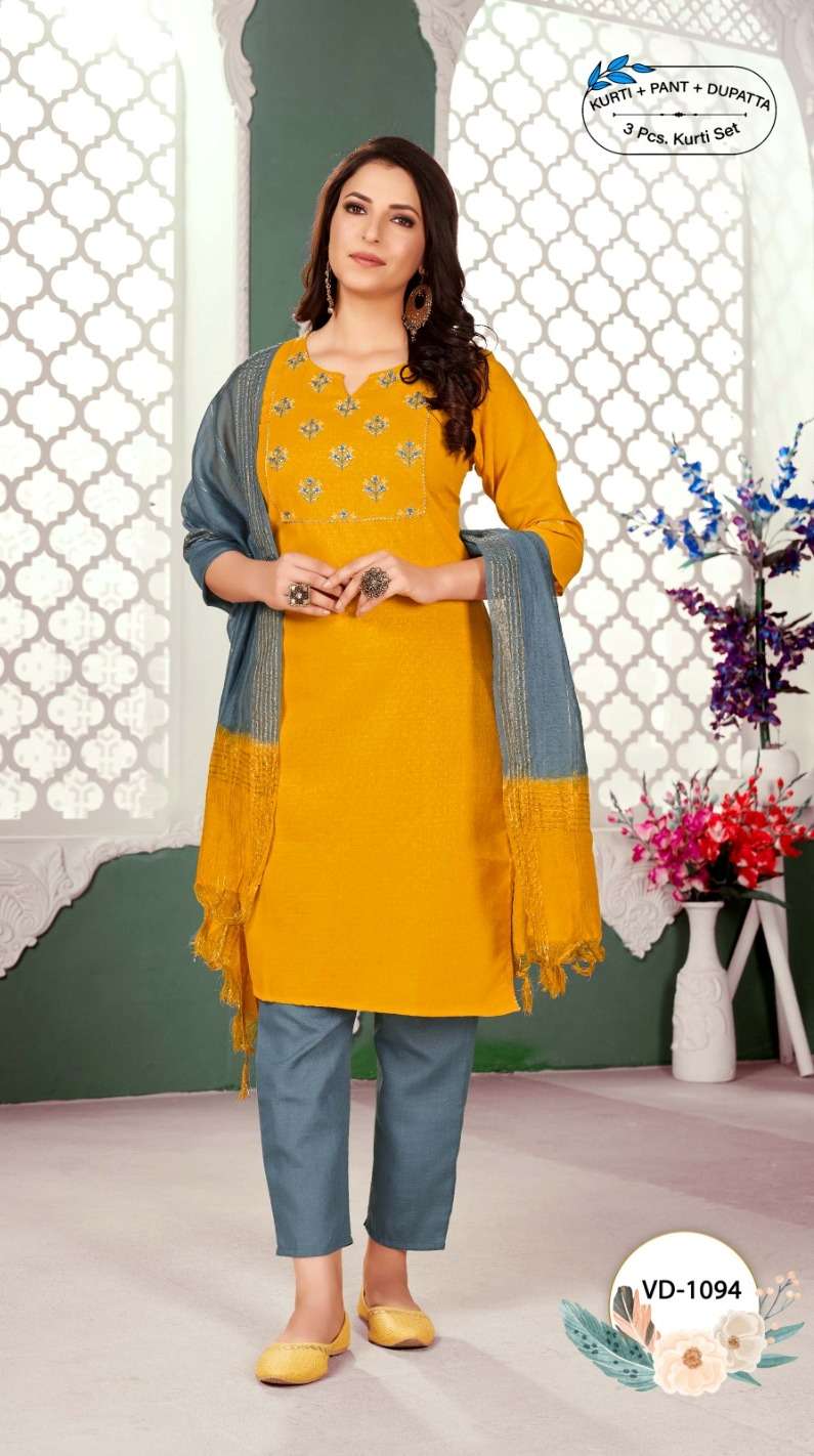 arth by vedya fancy look designer kurtis catalogue online dealer surat 