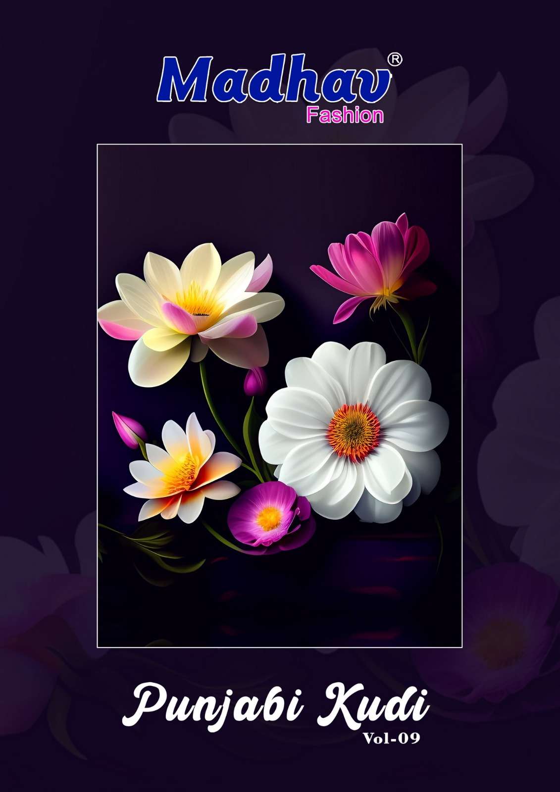 punjabi kudi vol-9 by madhav fashion pure cotton designer dress material catalogue wholesale supplier surat 