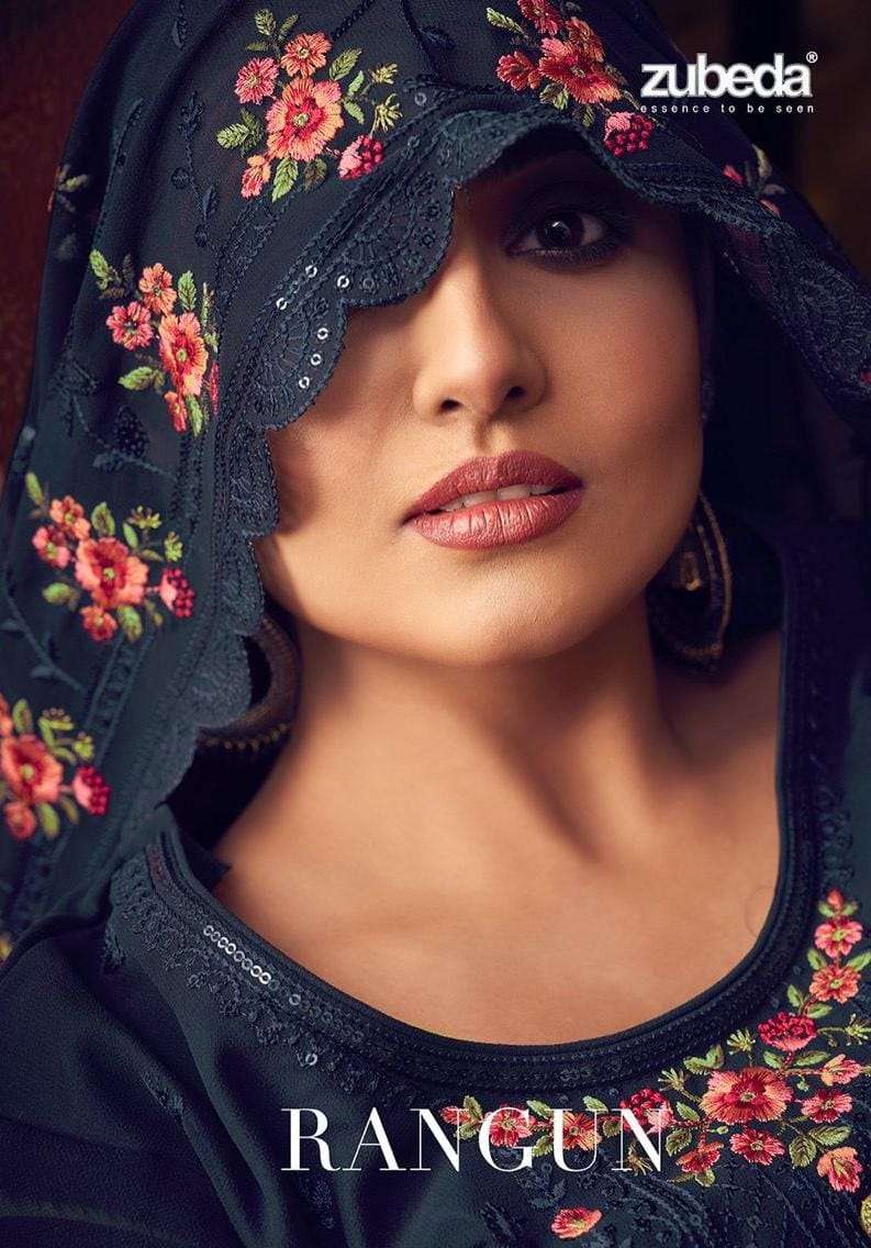 rangun by roshni international stylish designer party wear designer dress catalogue manufacturer surat 