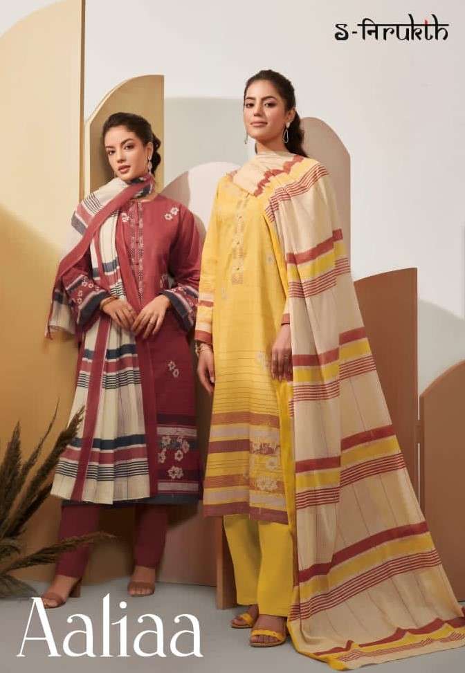 s-nirkuth aaliaa cotton satin designer party wear salwar kameez wholesale price surat 