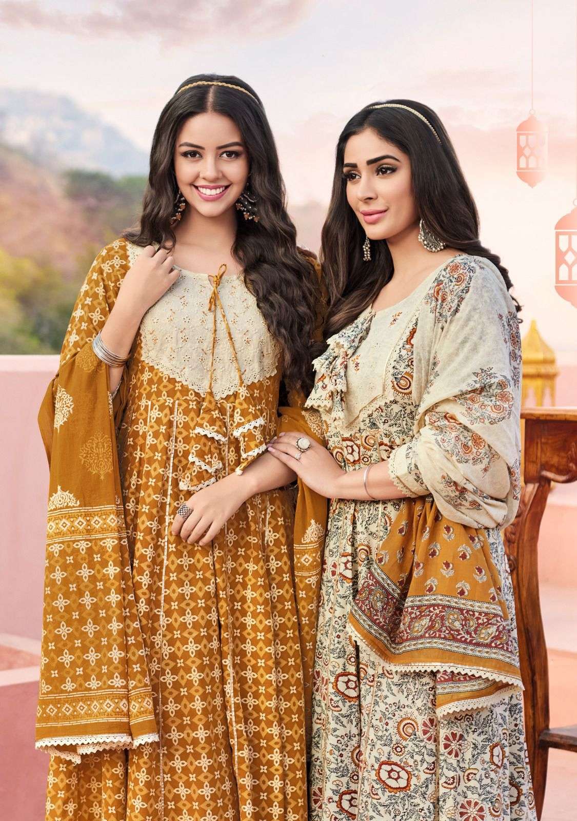 sabhyata by ladies flavour fancy look designer anarkali gown collection 2023 