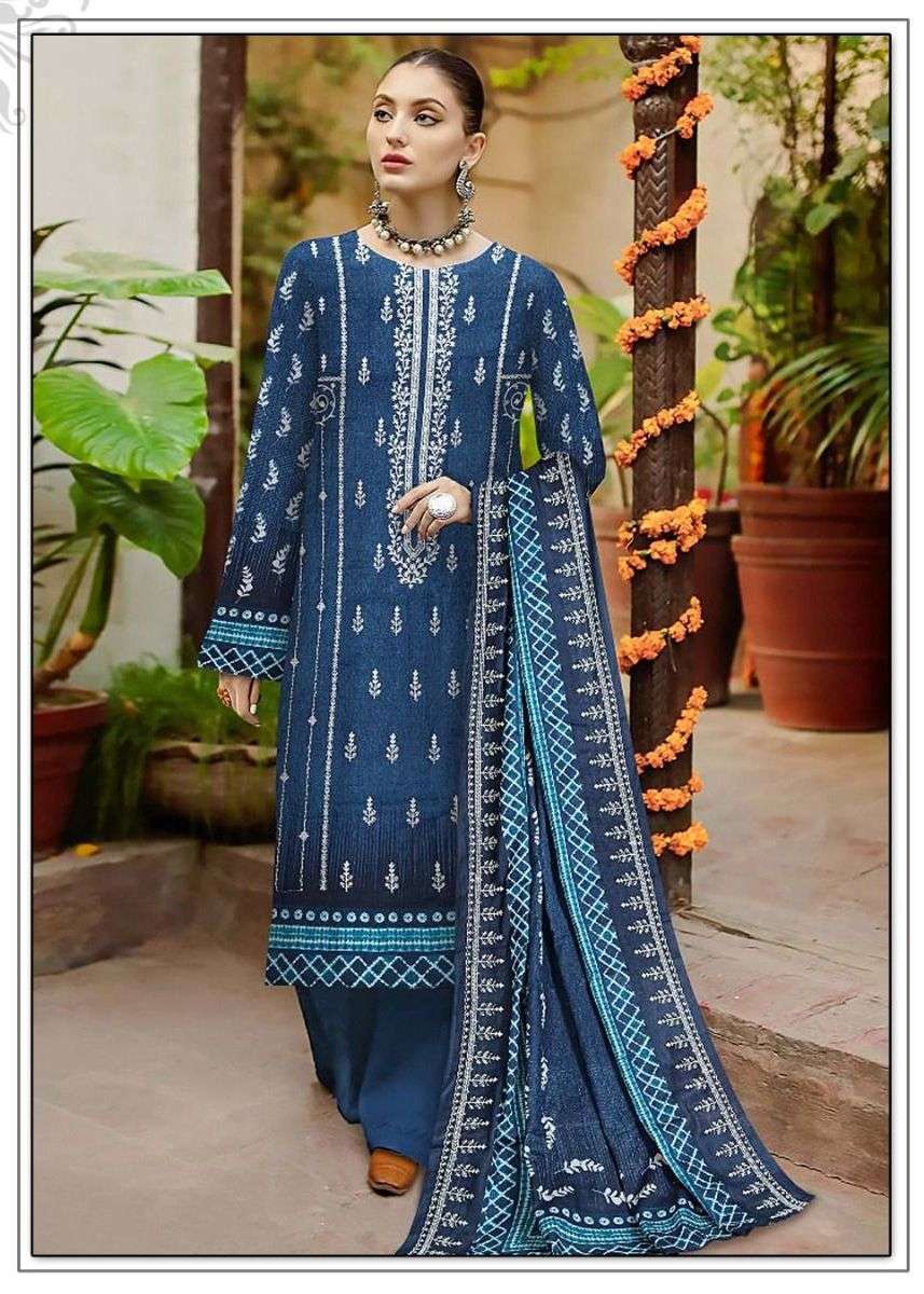 Pakistani unstitched designer on sale suits