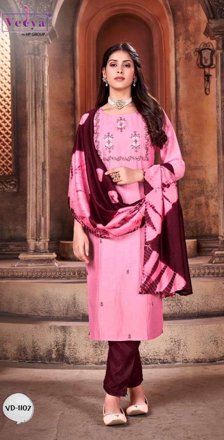 vedya rinnaz 1105-1110 series exclusive party wear low price stich kurti pant set 