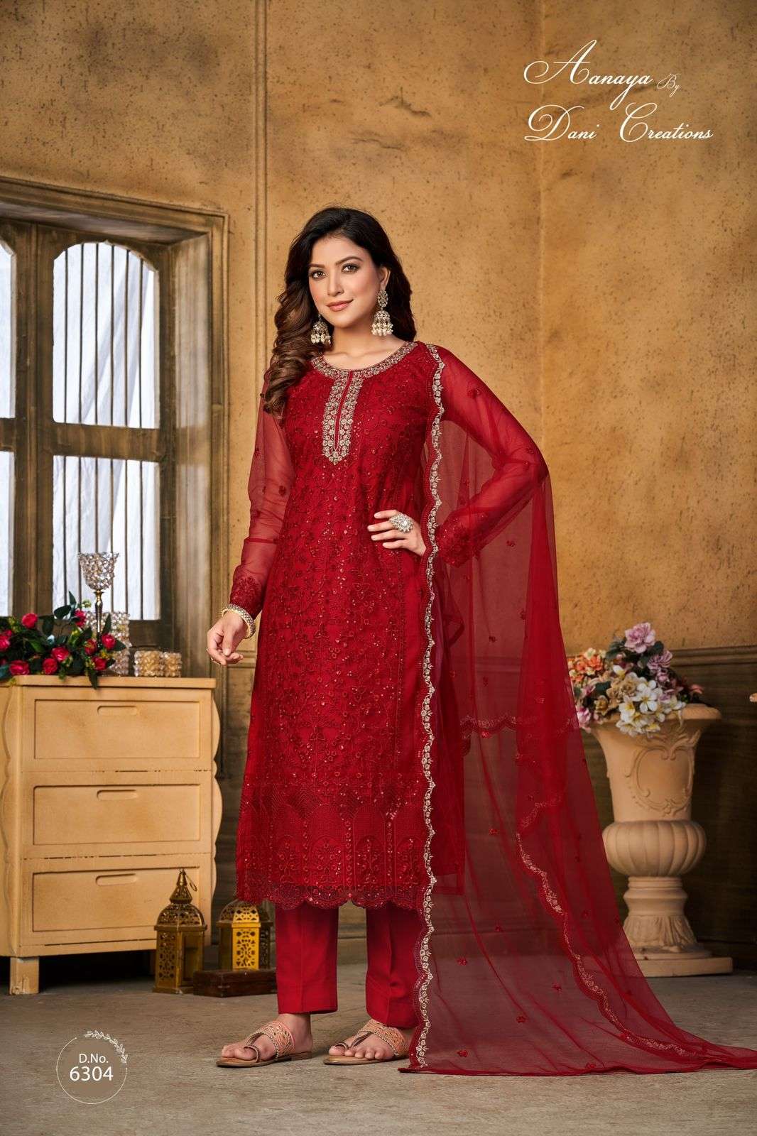 aanaya vol-163 by dani creation party wear salwar suits catalogue manufacturer surat