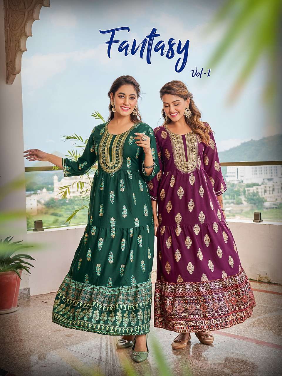 fantasy by viyaa designer latest designer kurtis catalogue online dealer surat