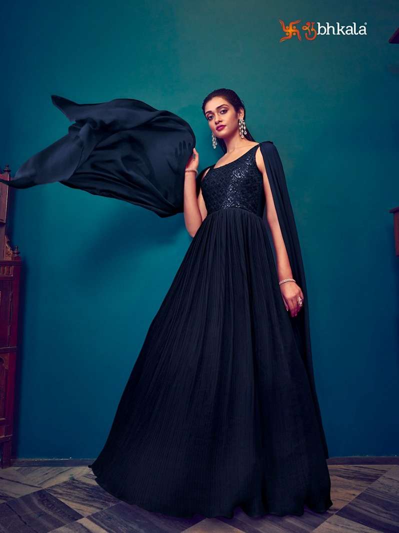 Designer Floral Resham Thread Work With Cording Work & Sequin (Gown Style)  - Stylecaret.com