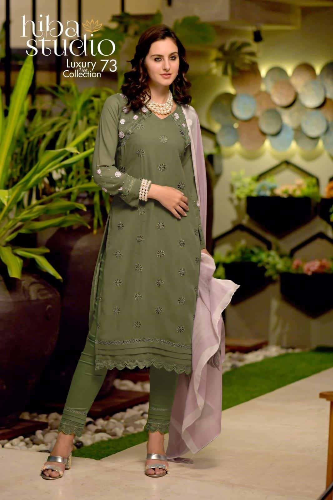 hiba studio lpc 73 readymade designer pakistani salwar suits manufacturer surat