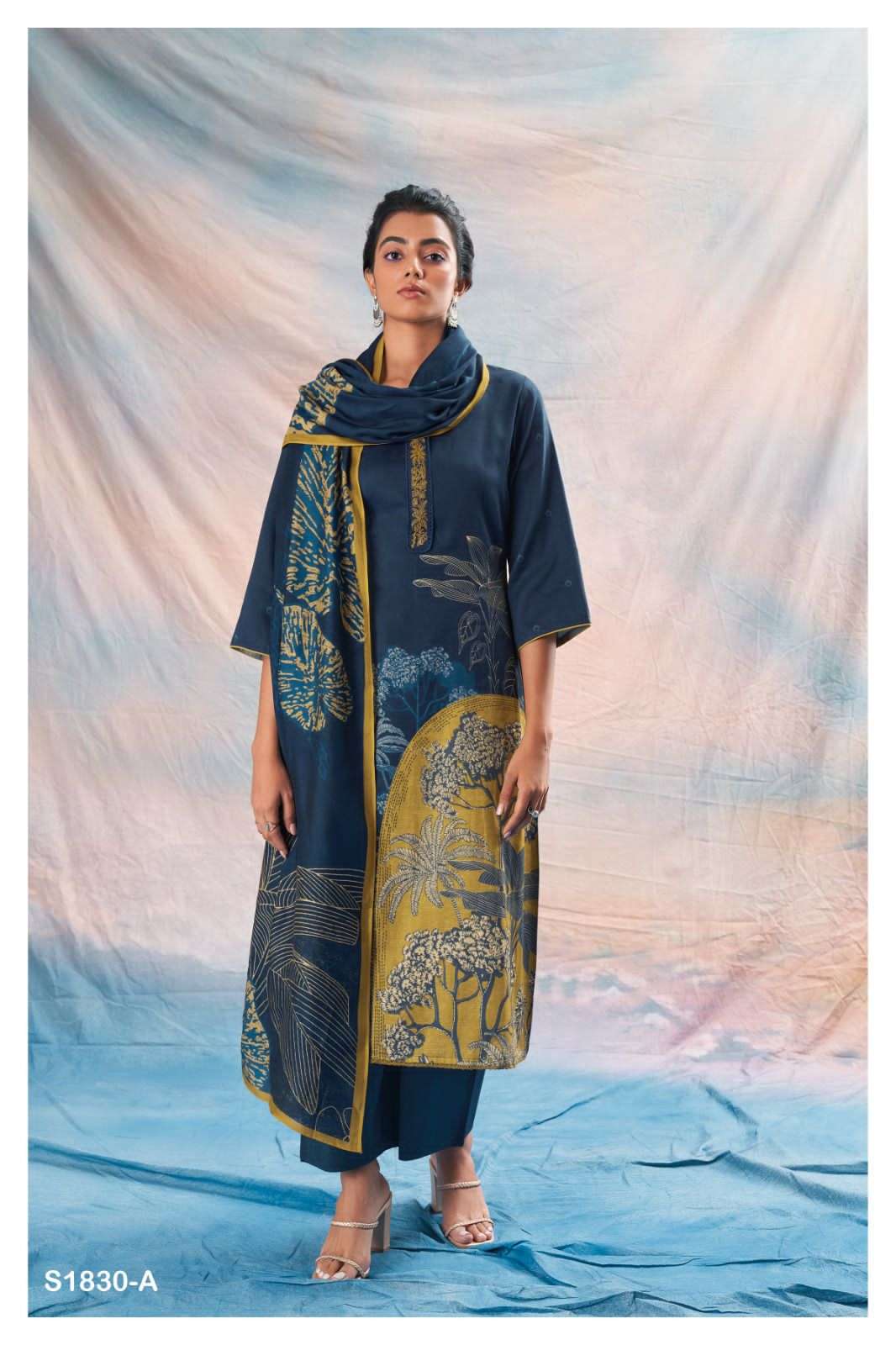 janece 1830 series by ganga premium cotton designer salwar suits catalogue  online supplier surat
