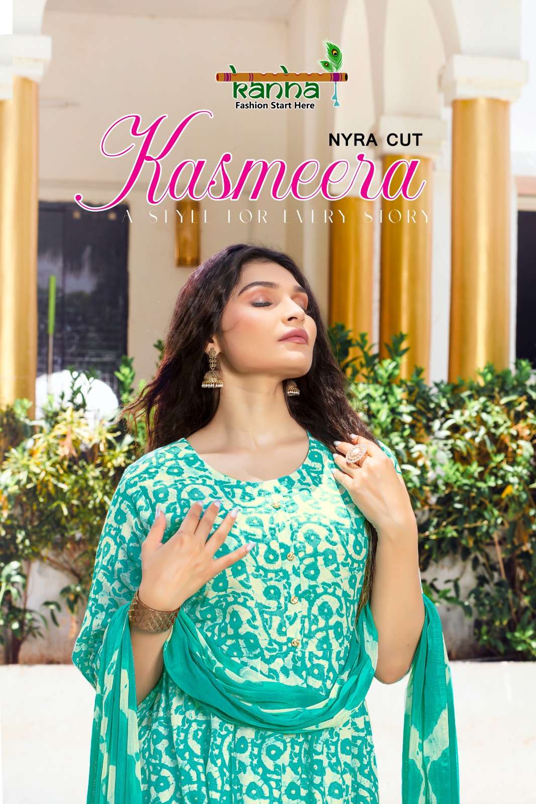 kasmeera by kanha latest designer kurtis catalogue online supplier surat