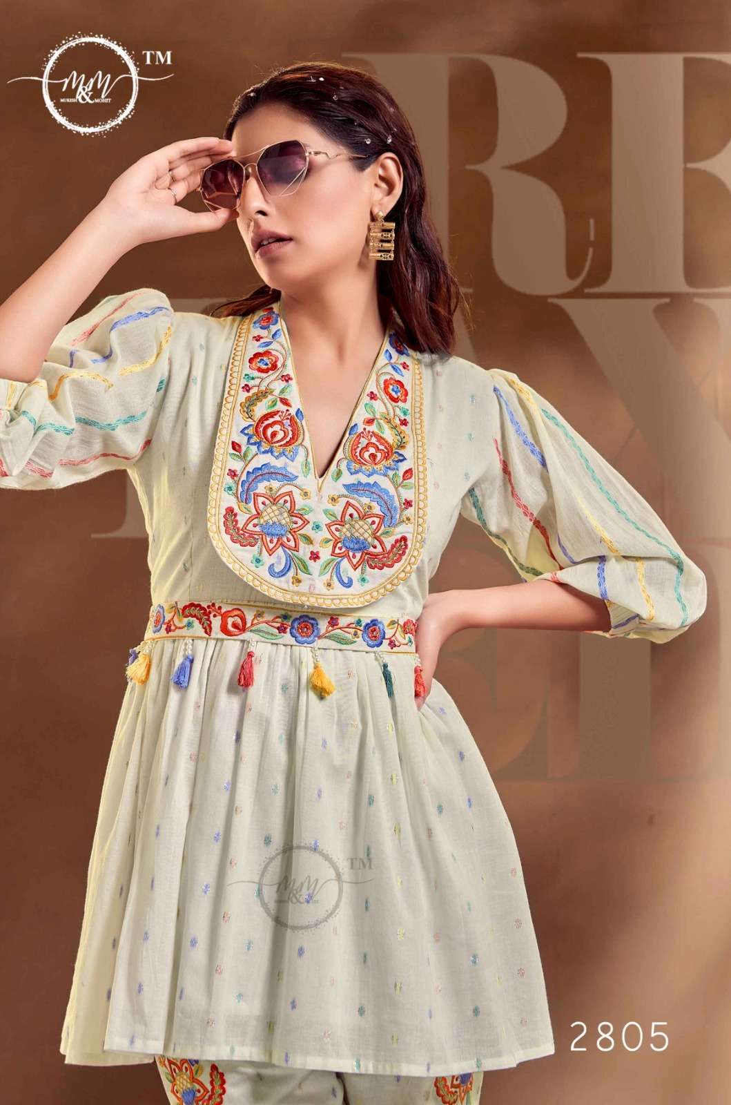 Nidhi Collection Women A-line Multicolor Dress - Buy Nidhi Collection Women  A-line Multicolor Dress Online at Best Prices in India | Flipkart.com