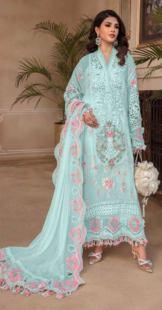 mushq 242 series faux georgette designer pakistani salwar suits manufacturer surat