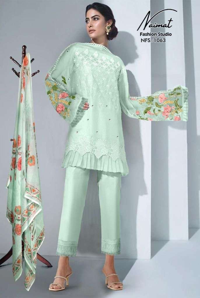 naimat fashion studio 1063 series latest designer pakistani salwar suits readymade collection 