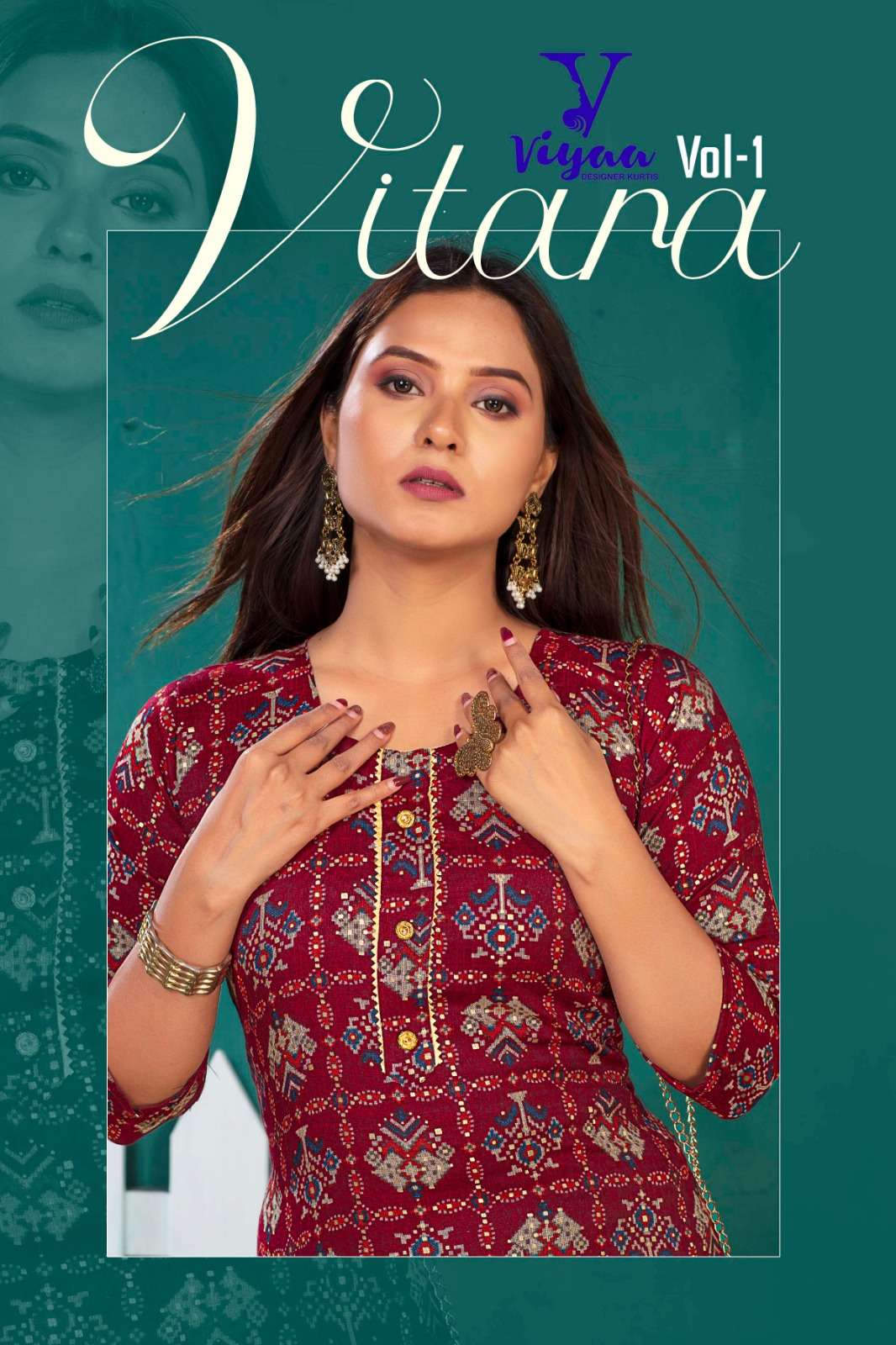vitara vol-1 by viyaa designer super fancy designer kurtis catalogue wholesaler surat