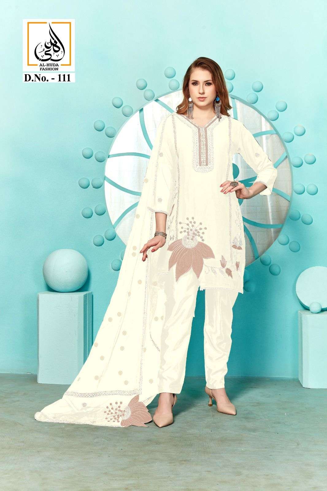 al huda 111 series trendy designer pakistani salwar suits design 2023