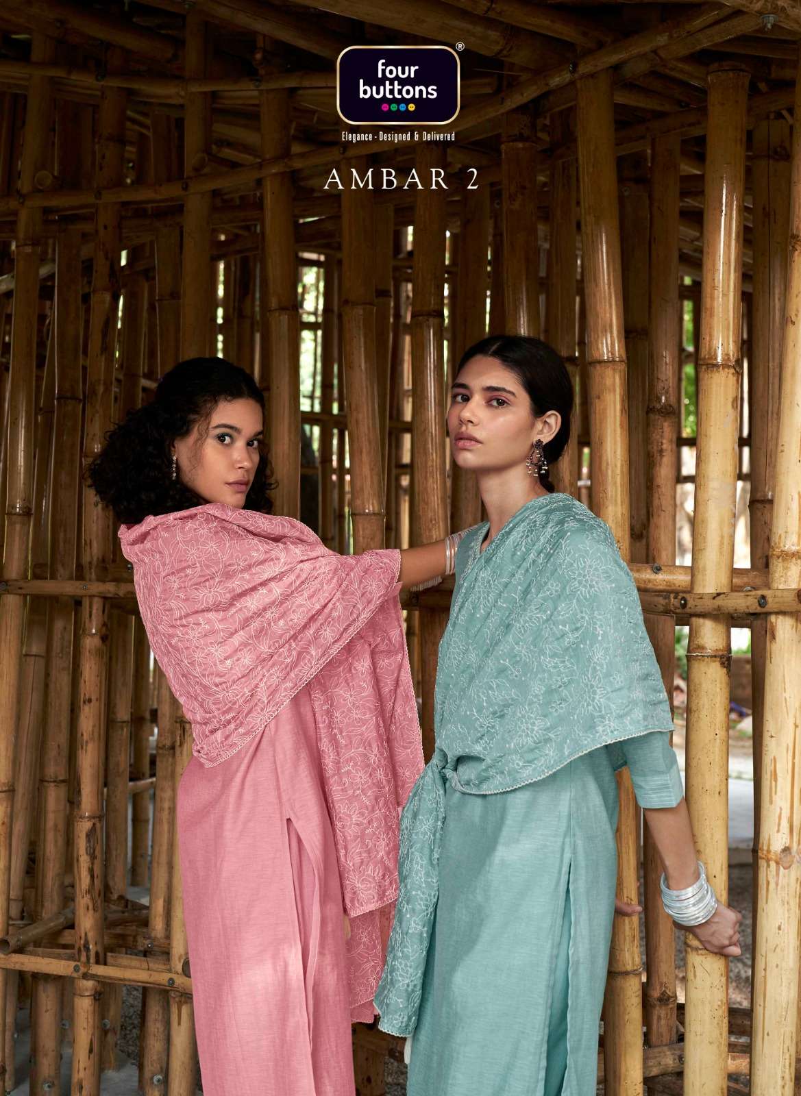 ambar vol-2 3241-3246 series by four buttons exclusive designer kurtis catalogue online wholesaler surat