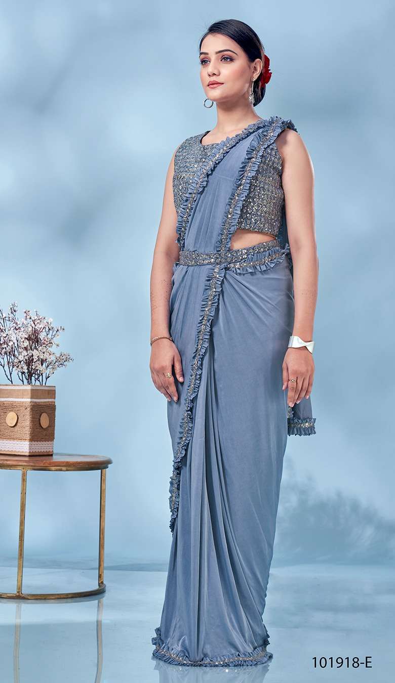 amoha trendz 101918 series stylish designer saree wholesale price surat