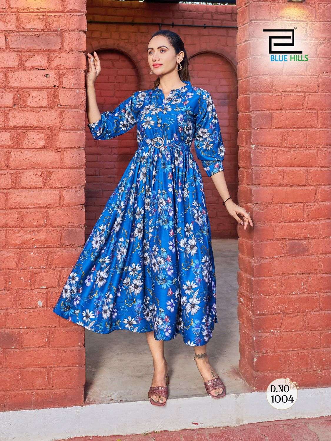 bollywood vol-1 1001-1008 series by bluehills latest designer gown catalogue wholesale price surat