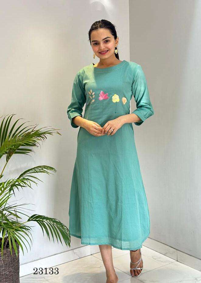 indira apparel 23133 latest designer cotton kurtis combo set online dealer surat