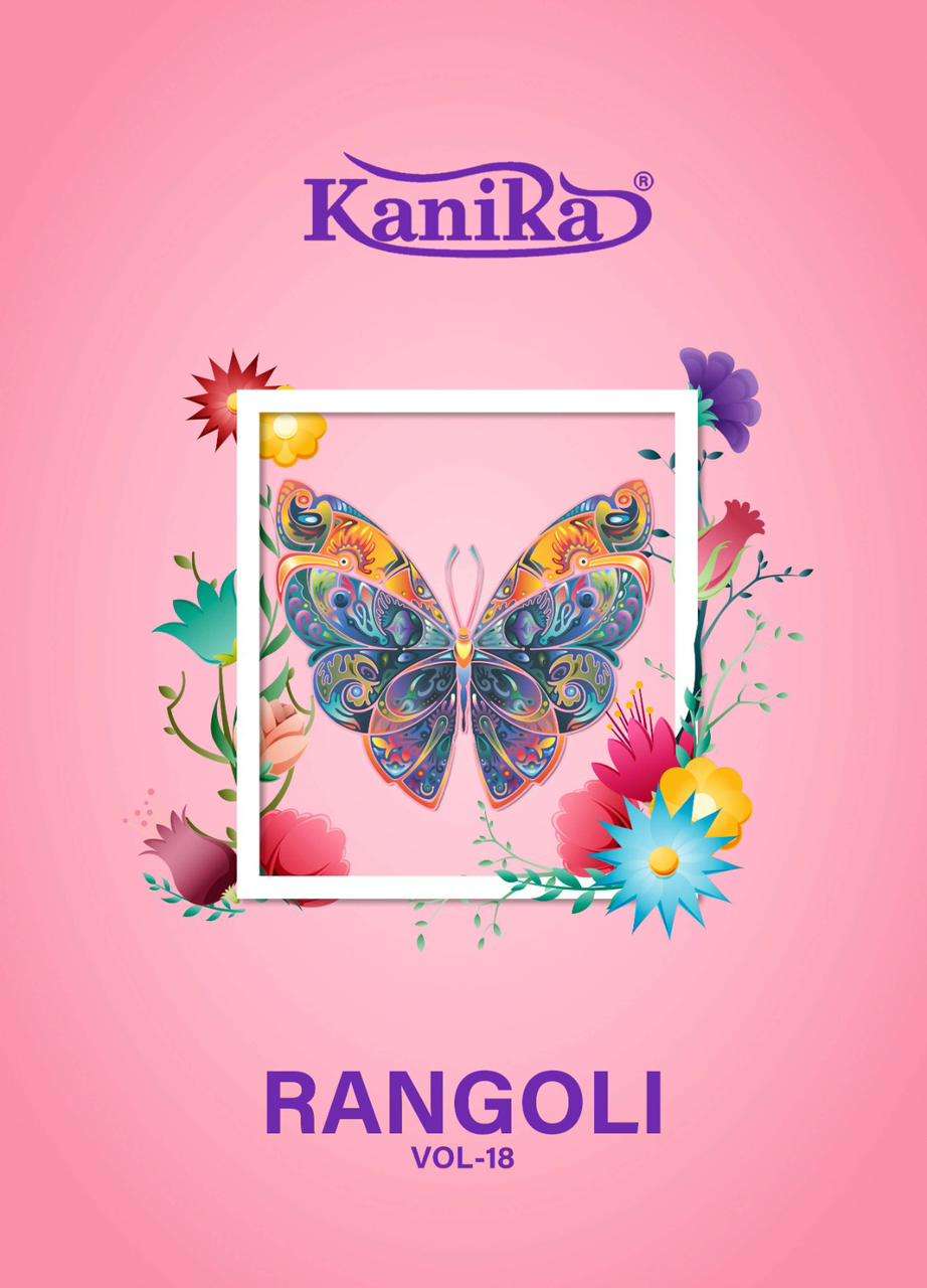 rangoli vol-18 18001-18012 series by kanika mix cotton designer readymade dress catalogue surat