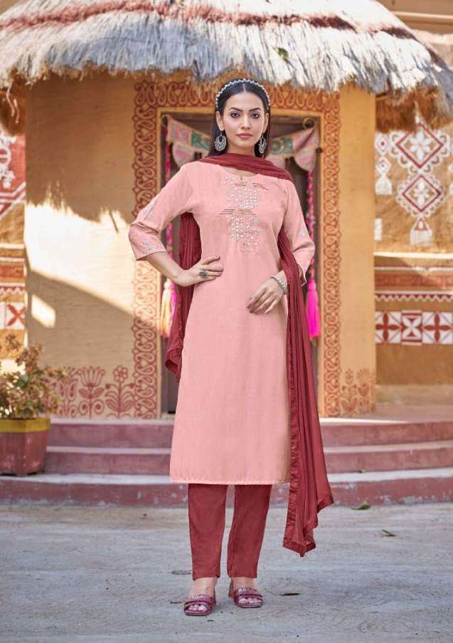 shyama 13806-13810 series by kalaroop trendy designer top bottom with dupatta catalogue online wholesaler surat