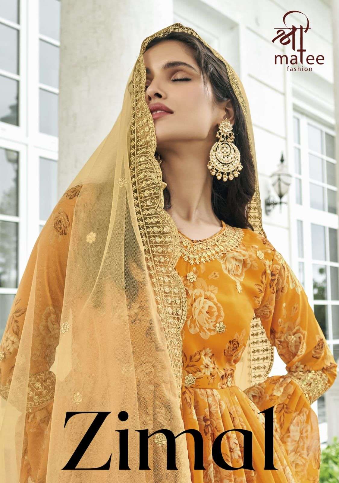 zimal 129-132 series by shreematee fashion party wear embroidered salwar kameez surat