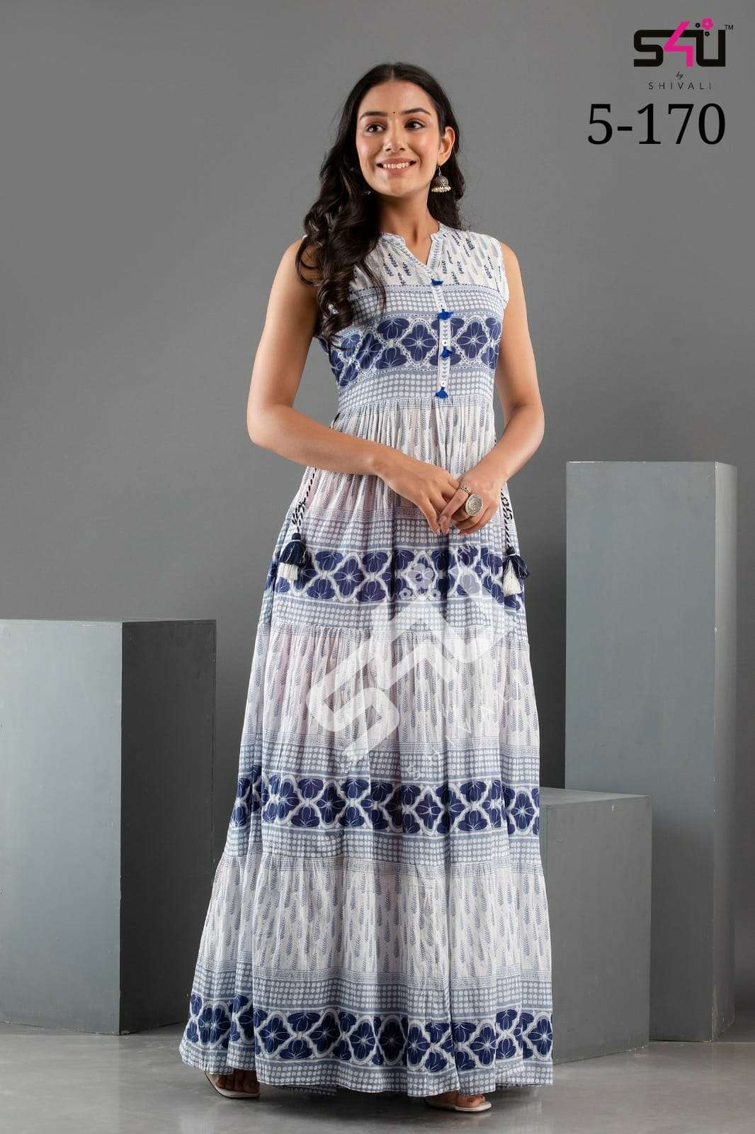 5-170 design s4u shivali designer fancy designer wedding wear floor length gown wholesaler
