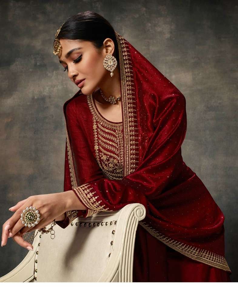 adda zisa 14601-14606 series designer partywear salwar kameez wholesaler surat gujarat