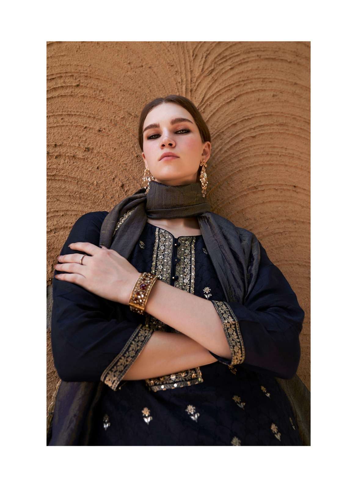 afreen four buttons 3281-3286 series designer wedding wear readymade salwar kameez wholesaler surat gujarat