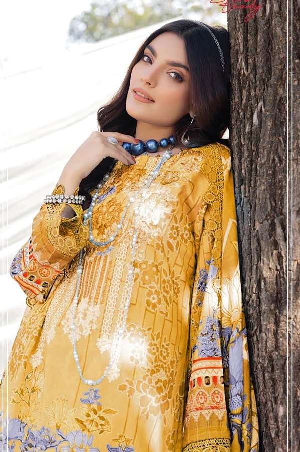 firdous Luxury lawn Vol -7 majesty 1001-1008 series latest indian salwar kameez wholesaler surat gujarat