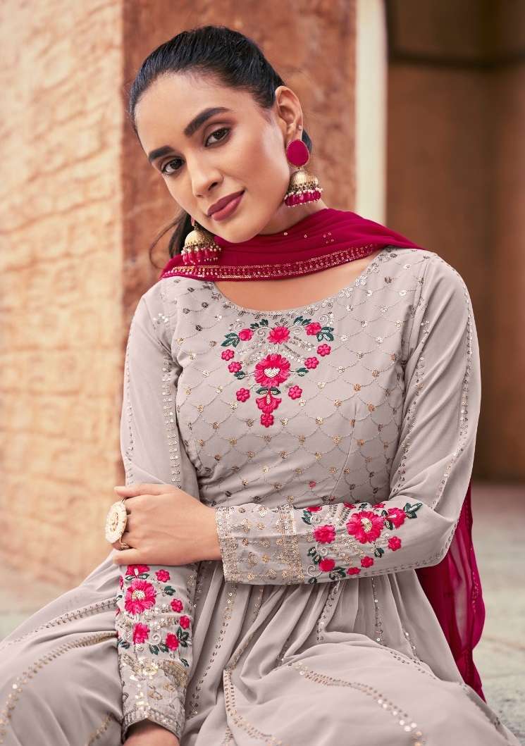 flory vol-36 shubhkala 4921-4924 series latest designer festive wear readymade plazzo salwar kameez wholesaler surat