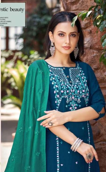 kalaroop nitara 123-128 series designer kurti set wholesaler wholesaler surat gujarat