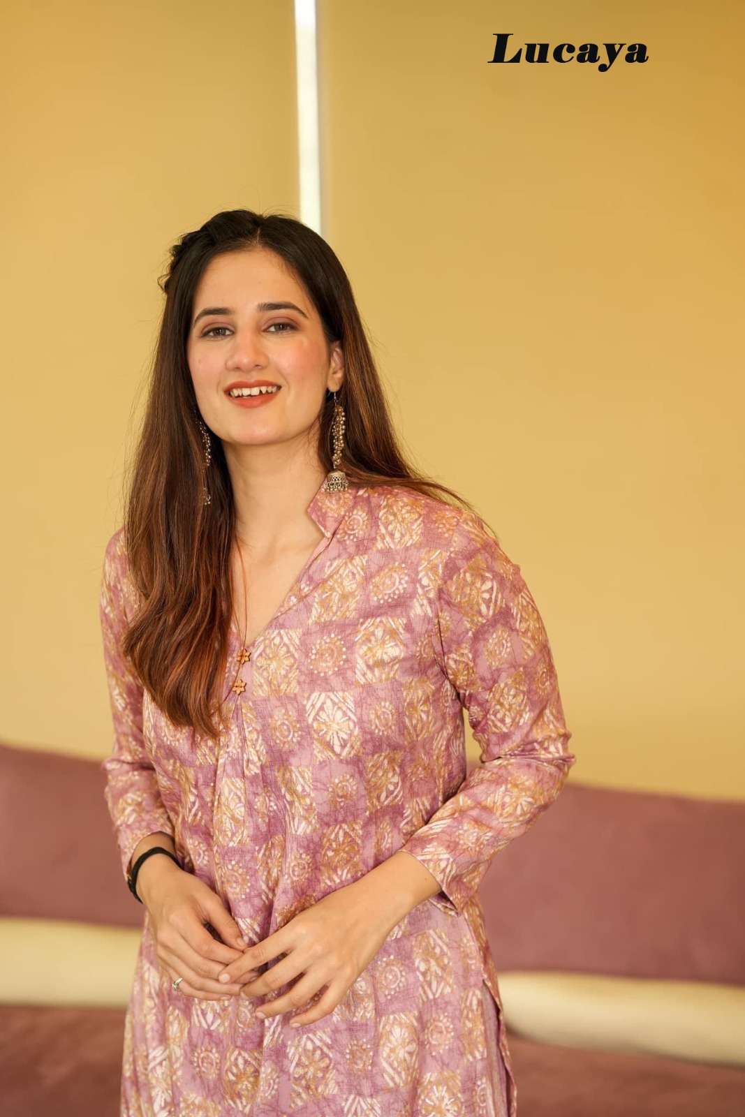 lucaya vol-12 by lucaya 1201-1206 series designer wedding wear long kurti with pant at wholesaler price surat gujarat