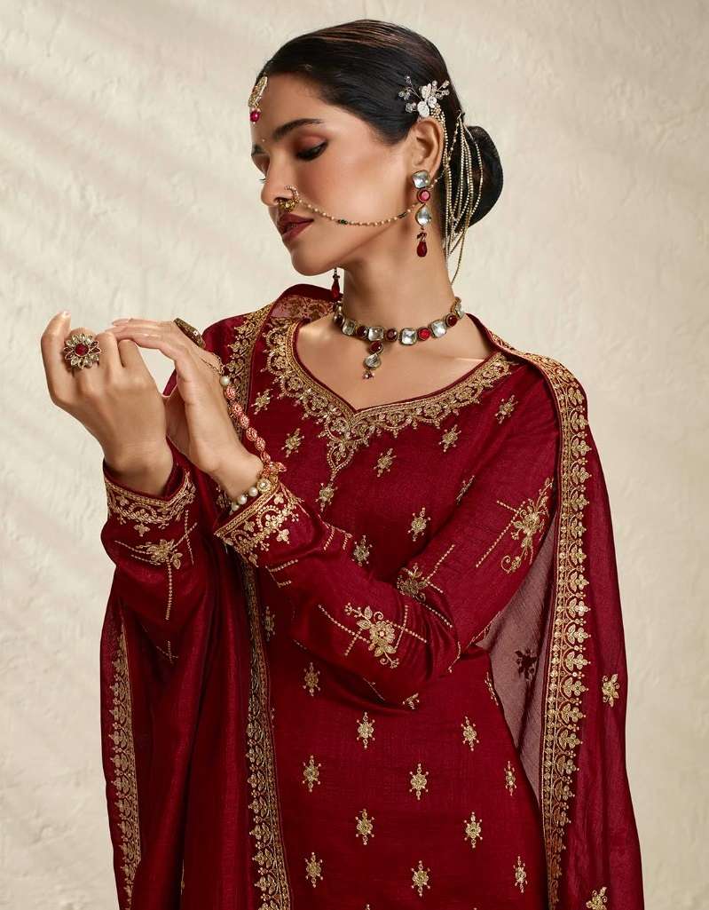 nargis vol-2 zisa 14691-14696 series designer latest fancy wedding wear salwar kameez wholesaler surat gujarat