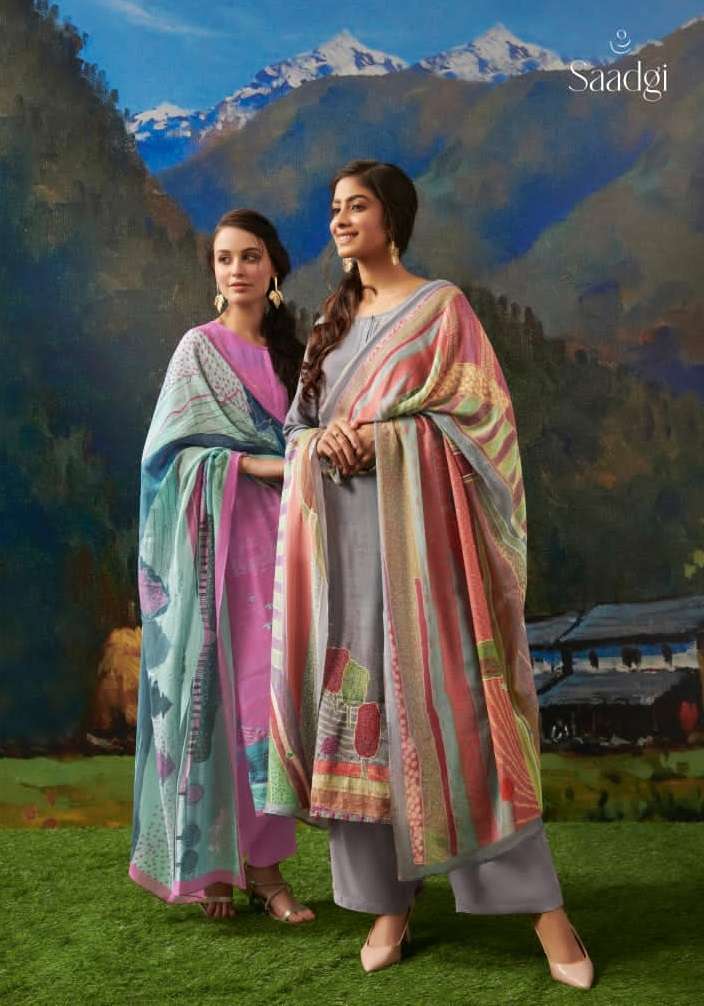  poorva by saadgi designer designer printed party wear salwar kameez wholesale price surat gujarat