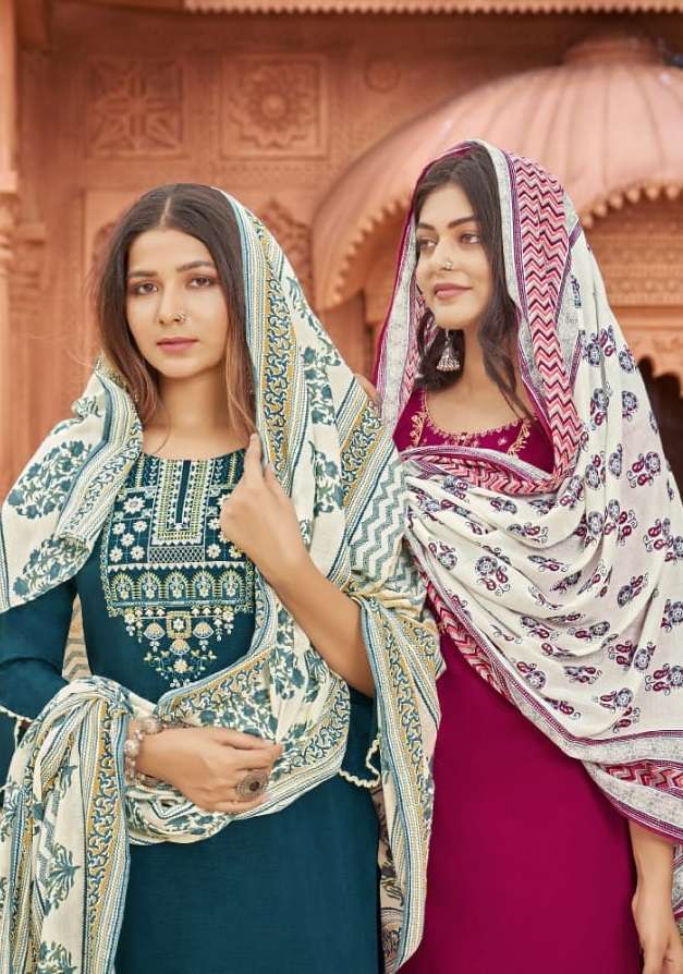 purika vol-9 kalaroop 13843-13848 series designer fancy partywear kurti set wholesaler surat gujarat