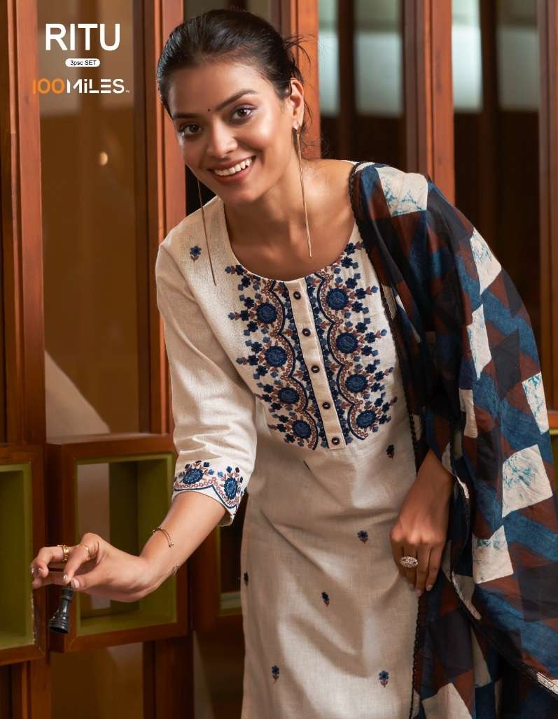 ritu 100 miles 01-04 series designer latest fancy wedding kurti wholesaler surat gujarat