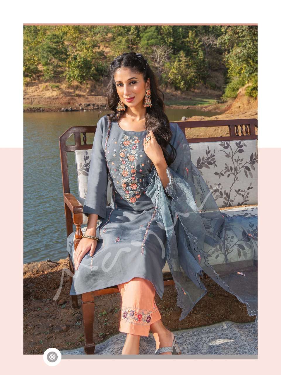 shehnai vol-2 mayuri 201-206 series designer traditional latest kurti set wholesaler surat gujarat