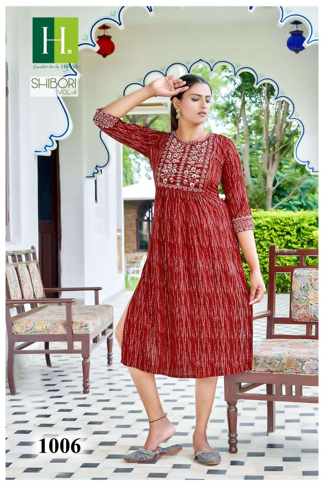 Long hot sale western kurtis