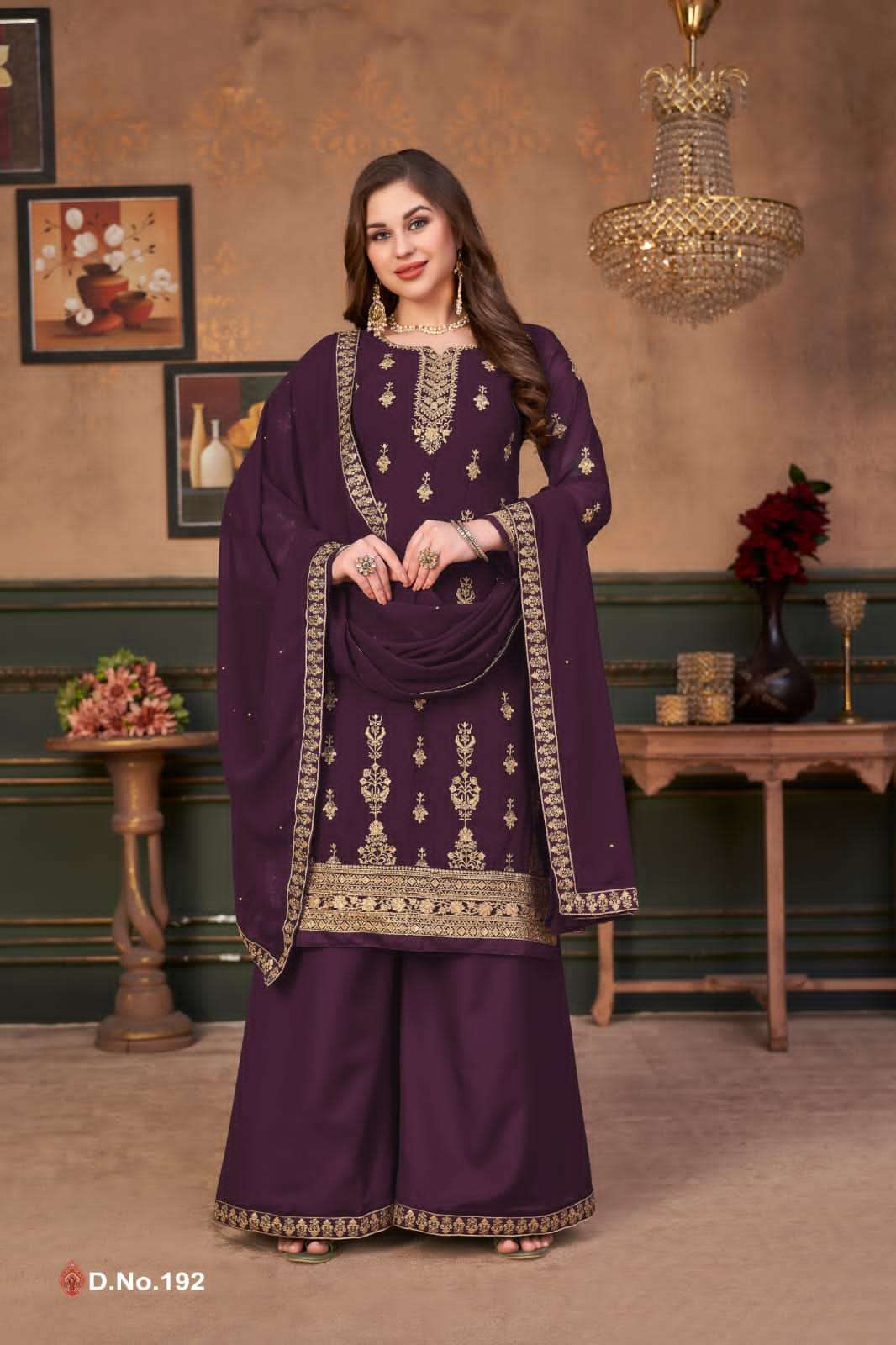 vaani vol-19 by vaani 192-194 series latest semi stitched salwar kameez for wedding wholesale surat gujarat