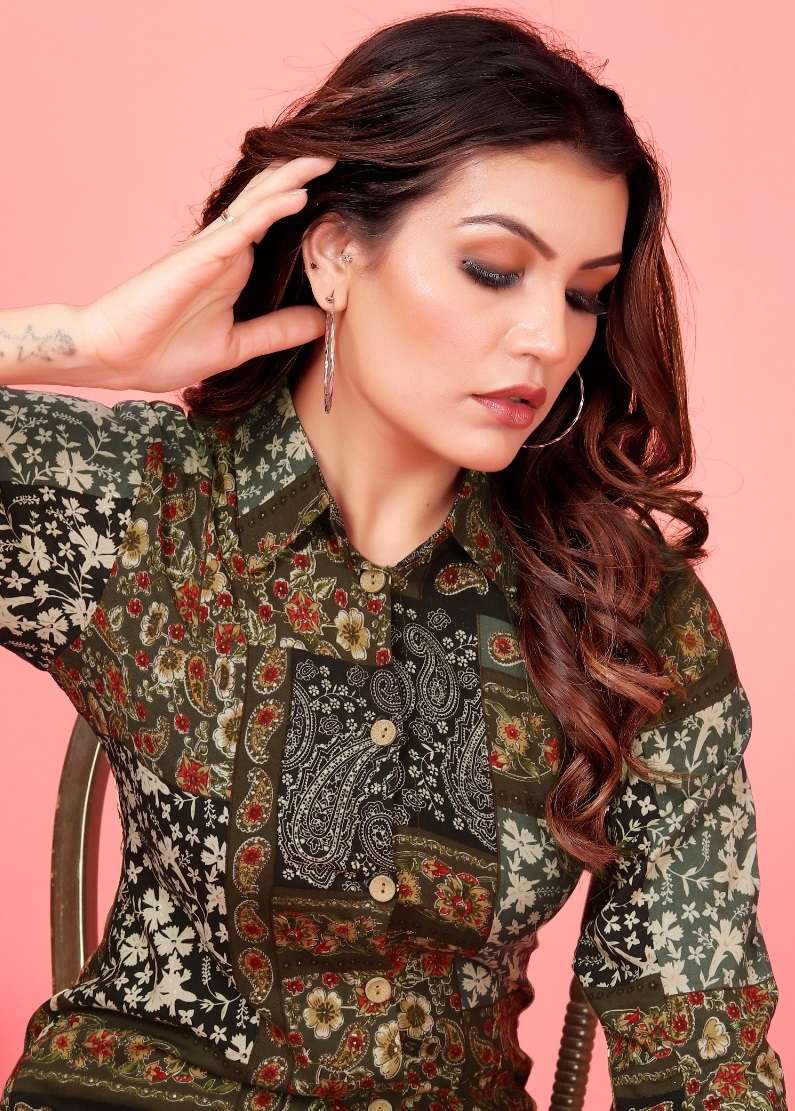 co-ord set rose moksh international 797-800 series latest fancy designer cord set wholesaler surat gujarat