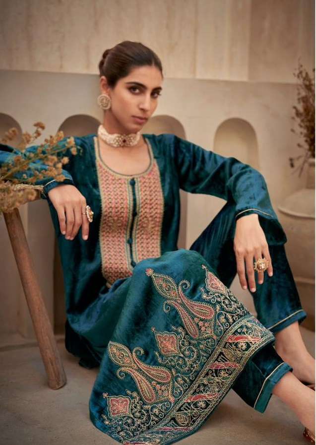 ibadat kesar 89001 89004 series latest designer partywear pakistani salwar kameez wholesaler surat gujarat 2023 09 29 13 10 18
